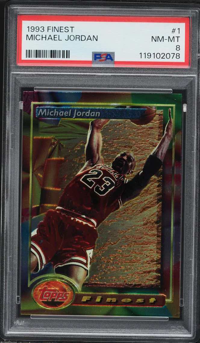 1993 #1 Michael Jordan PSA 8 Finest Basketball