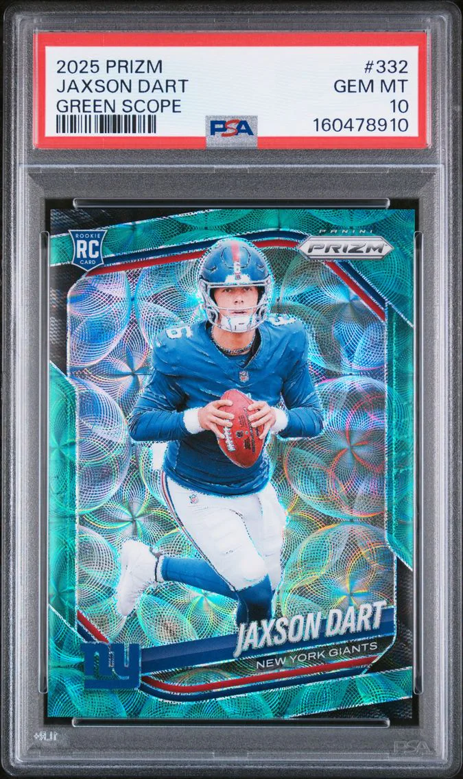 2025 #332 Jaxson Dart PSA 10 Panini Prizm