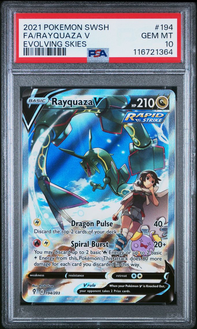 2021 #194 Full Art/Rayquaza V PS