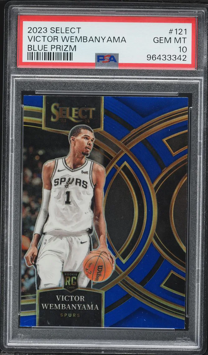 2023 #121 Victor Wembanyama PSA 10 Panini Select Basketball