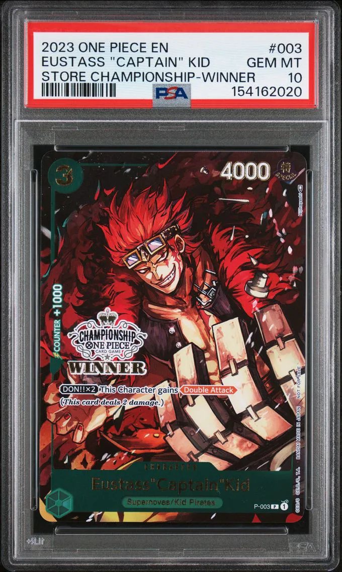 2023 #003 Eustass "Captain" Kid PSA 10 One Piece Promos