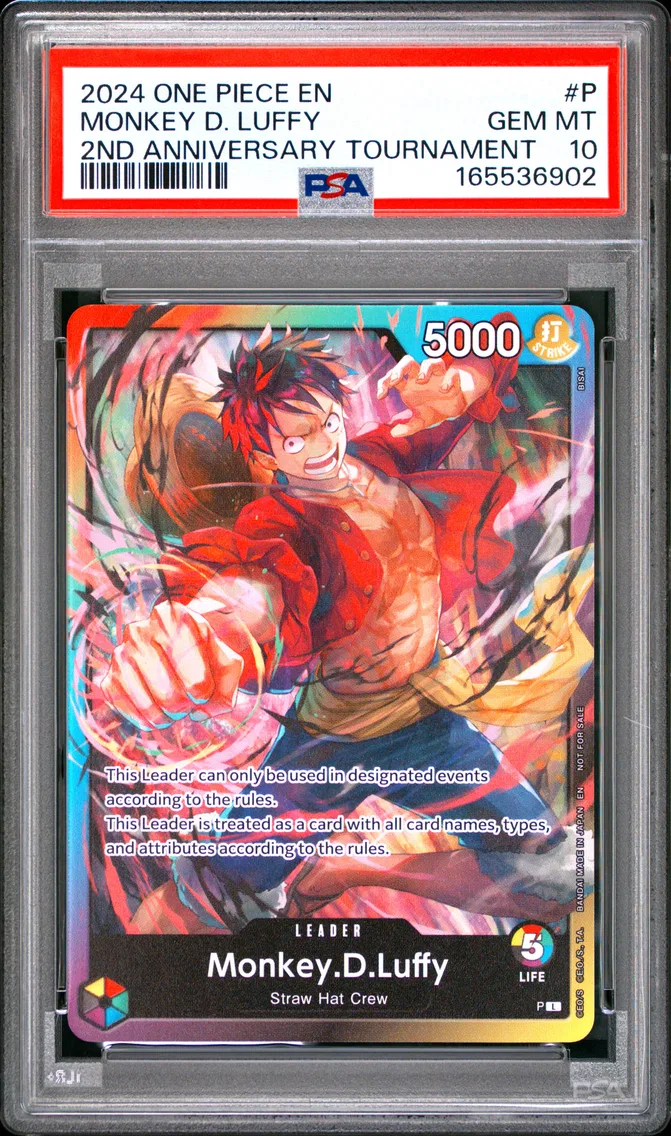 2024 #P Monkey D. Luffy PSA 10 One Piece Promos