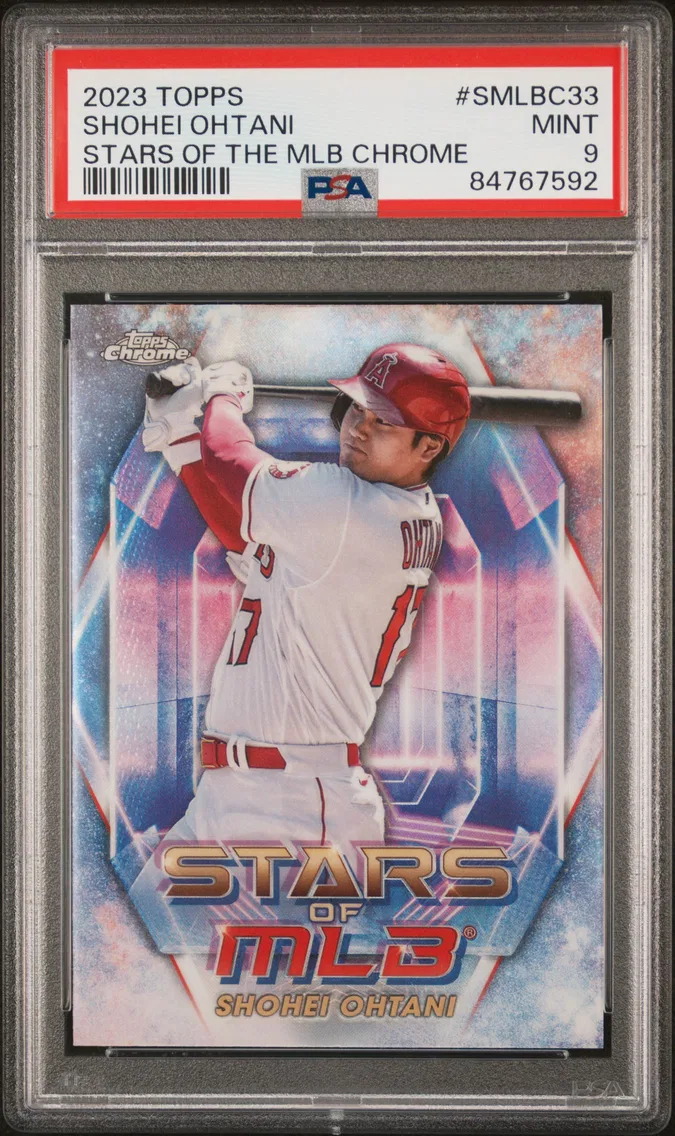 2023 #SMLBC33 Shohei Ohtani PSA 9 Topps Stars of the MLB Chrome