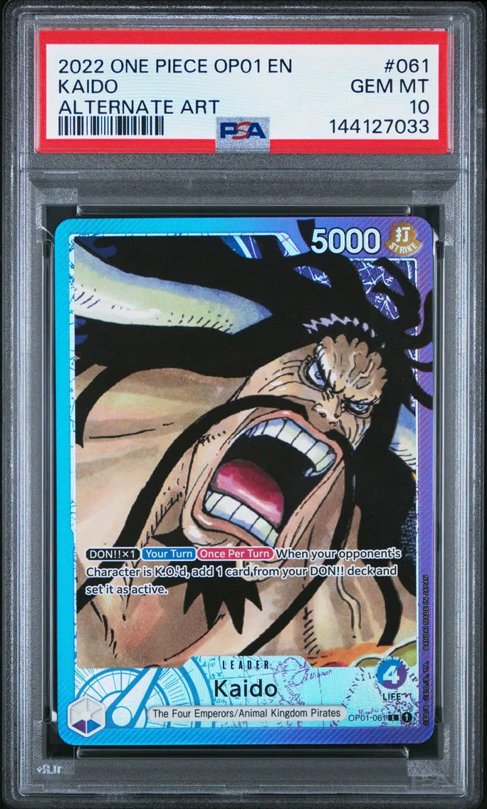 2022 #061 Kaido PSA 10 One Piece