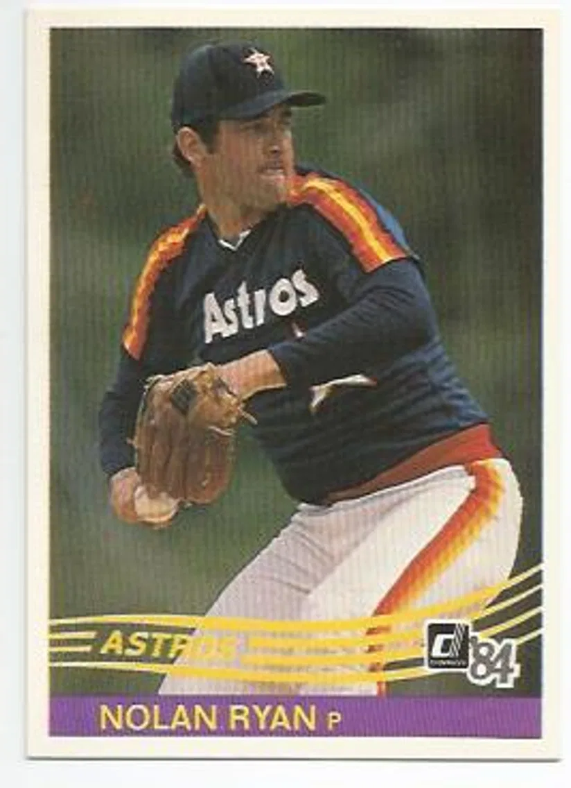 1984 #60 Nolan Ryan UER/Text on back refers to 1972 as/the year he struck out 383;/the year was 1973 BGS 9.5 Donruss