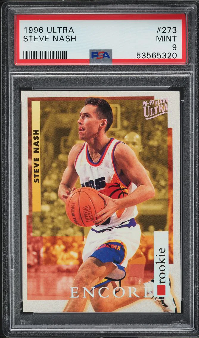 1996 ULTRA BASKETBALL STEVE NASH ROOKIE #273 PSA 9 MINT