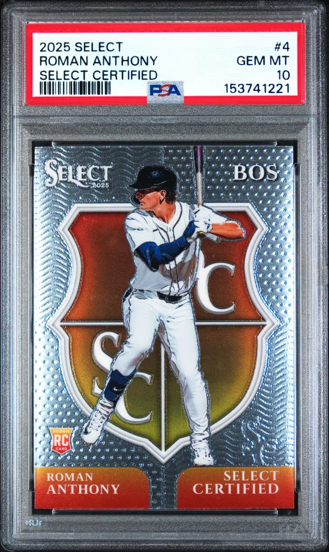 2025 #4 Roman Anthony PSA 10 Panini Select Select Certified
