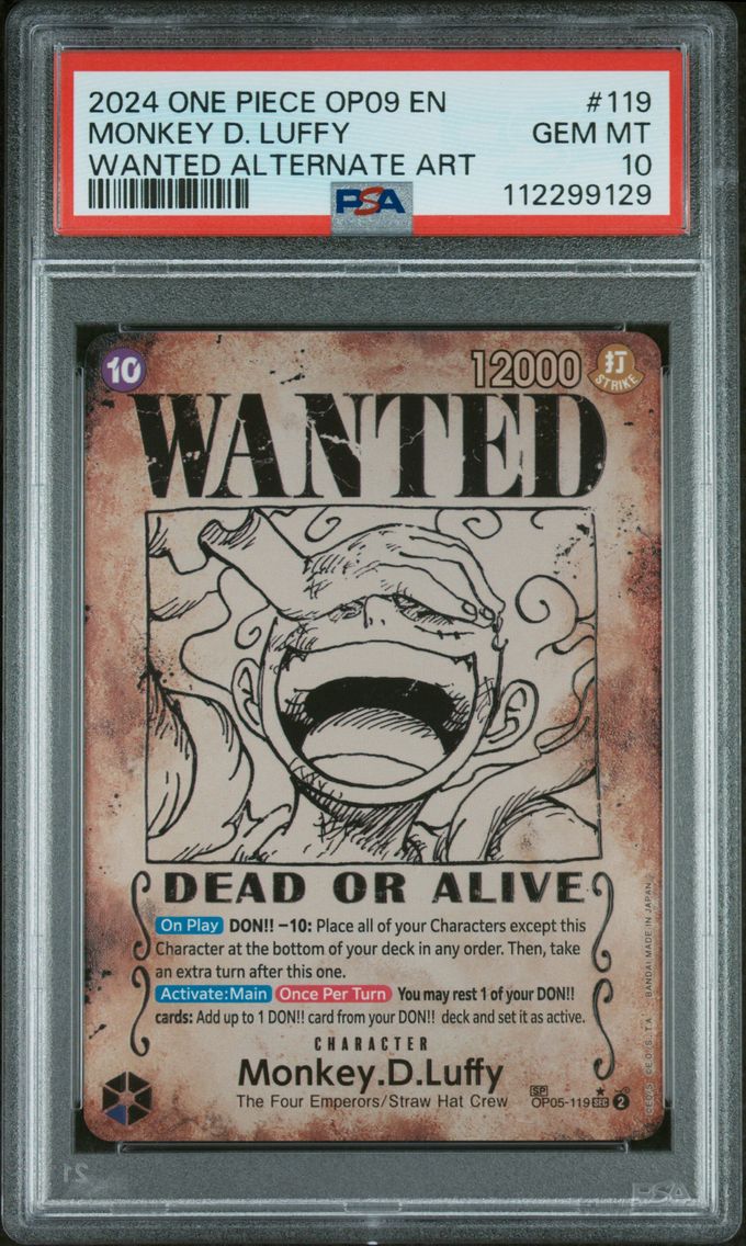 2024 #119 Monkey D. Luffy PSA 10