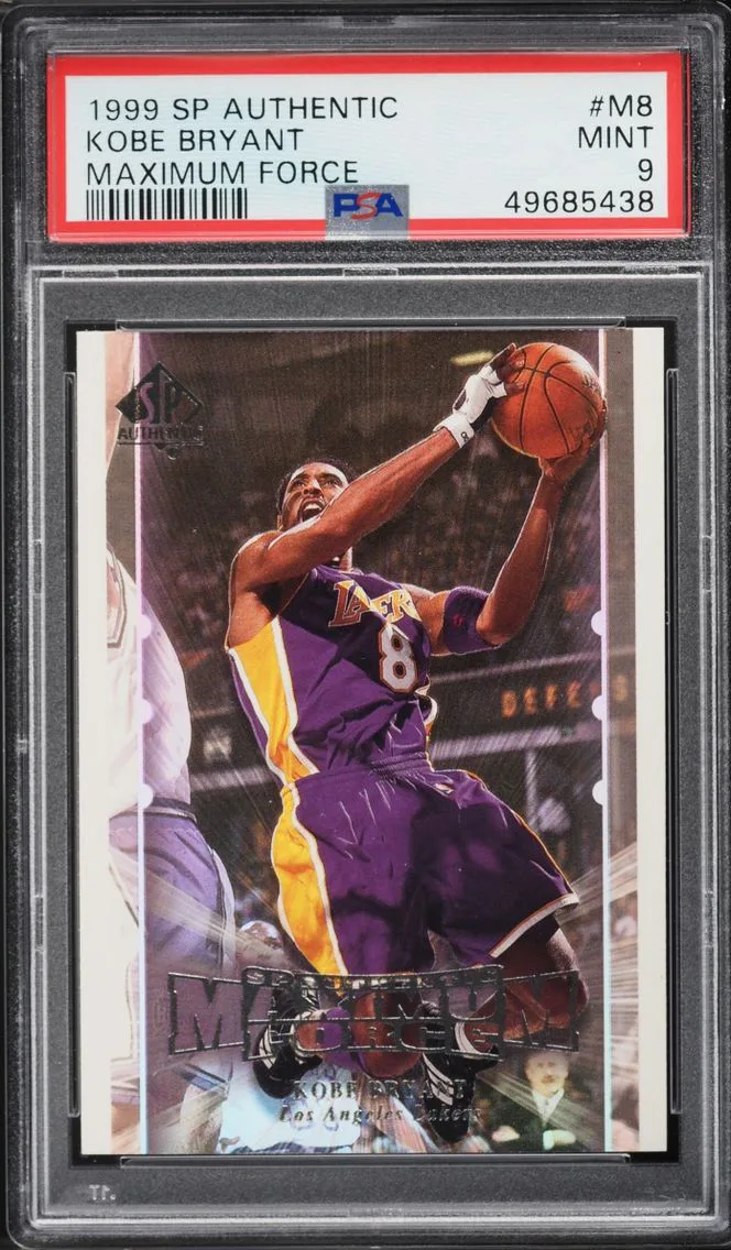 1999 #M8 Kobe Bryant PSA 9 SP Authentic Maximum Force