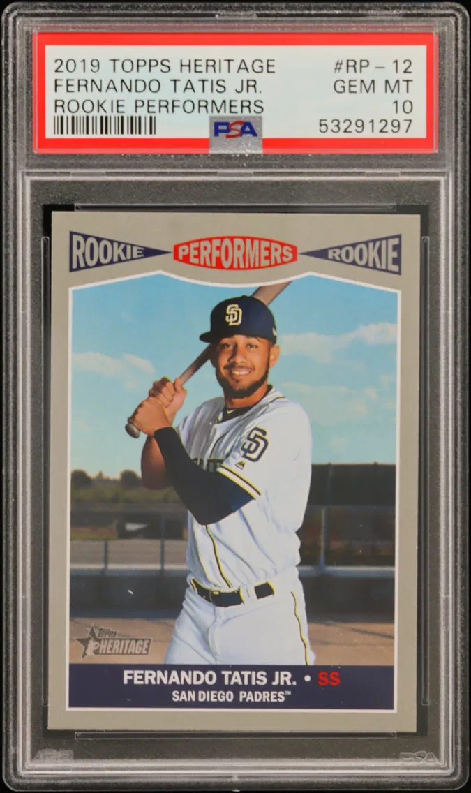 2019 #RP-12 Fernando Tatis Jr. PSA 10 Topps Heritage Rookie Performers