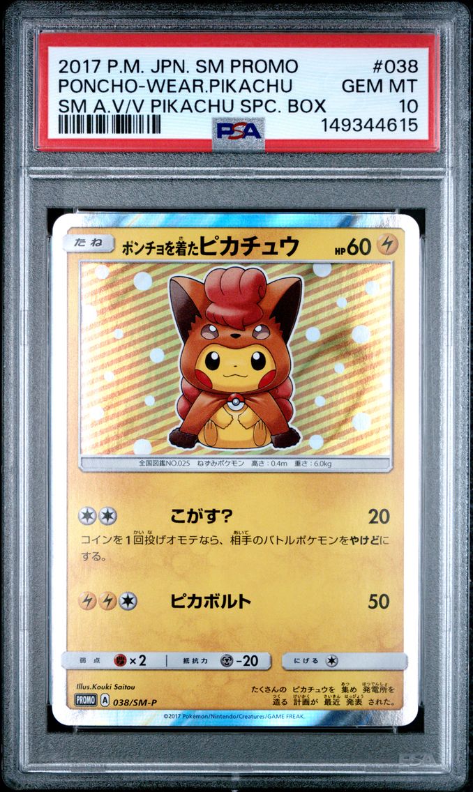 2017 #038 Poncho-Wearing Pikachu