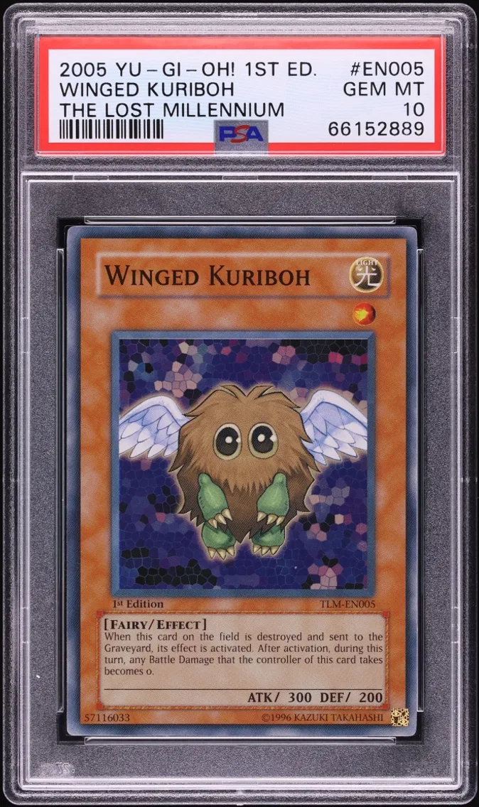 2005 #TLM-EN005 Winged Kuriboh PSA 10 Yu-Gi-Oh! The Lost Millennium 1st Edition