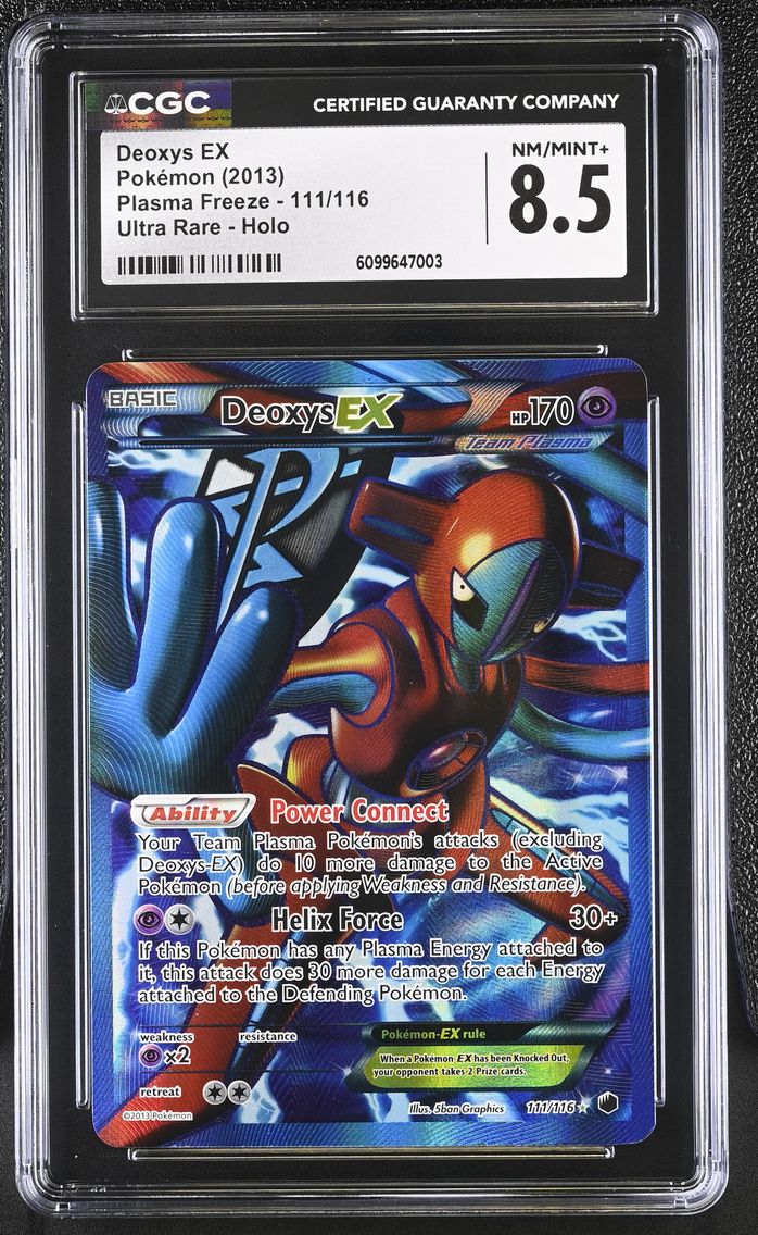 2013 #111 Deoxys EX CGC 8.5 Plas