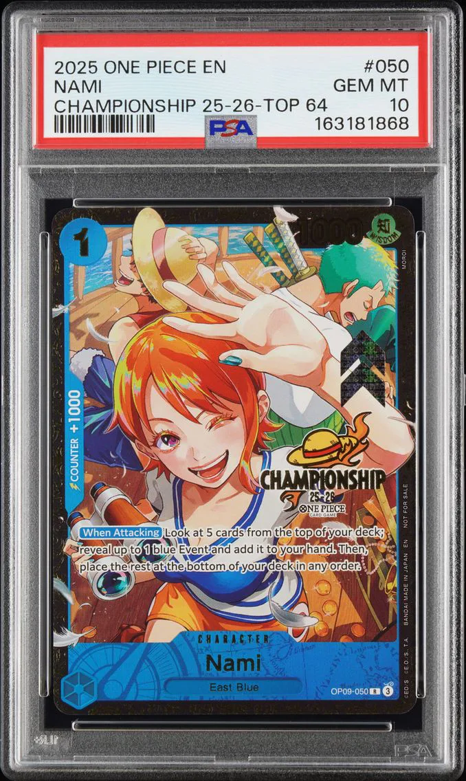 2025 #050 Nami PSA 10 One Piece 