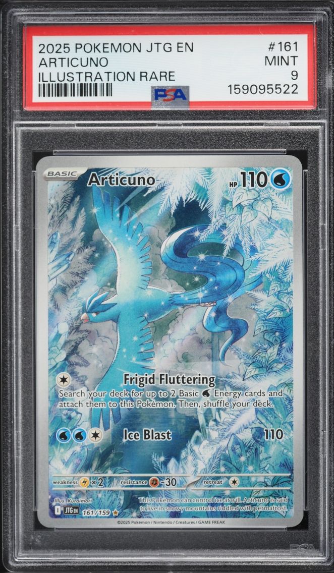 2025 Pokemon Scarlet & Violet Journey Together IR Articuno #161 PSA 9 MINT