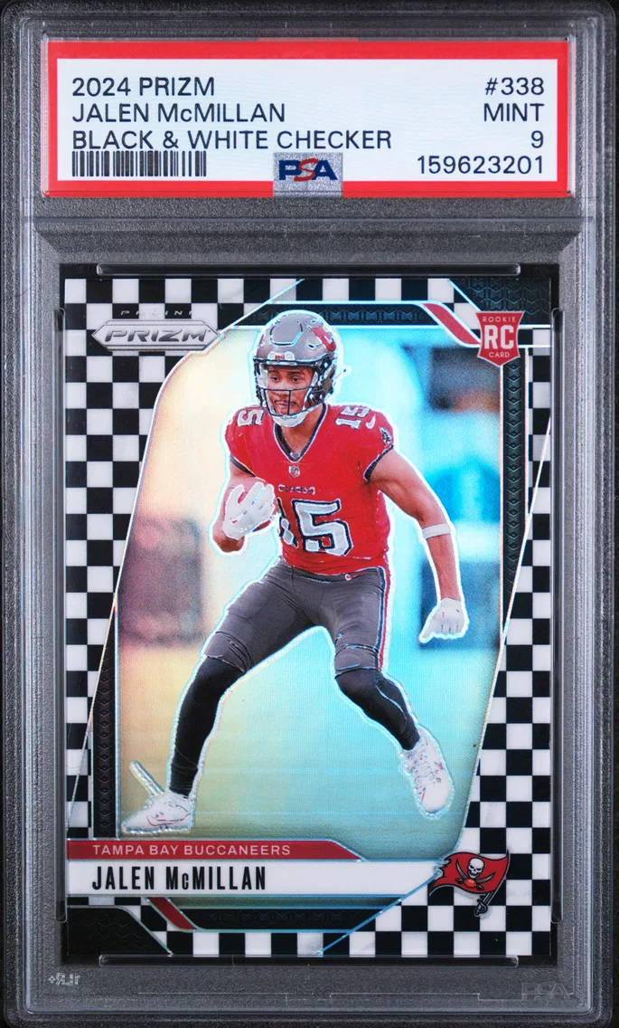2024 #338 Jalen McMillan PSA 9 Panini Prizm