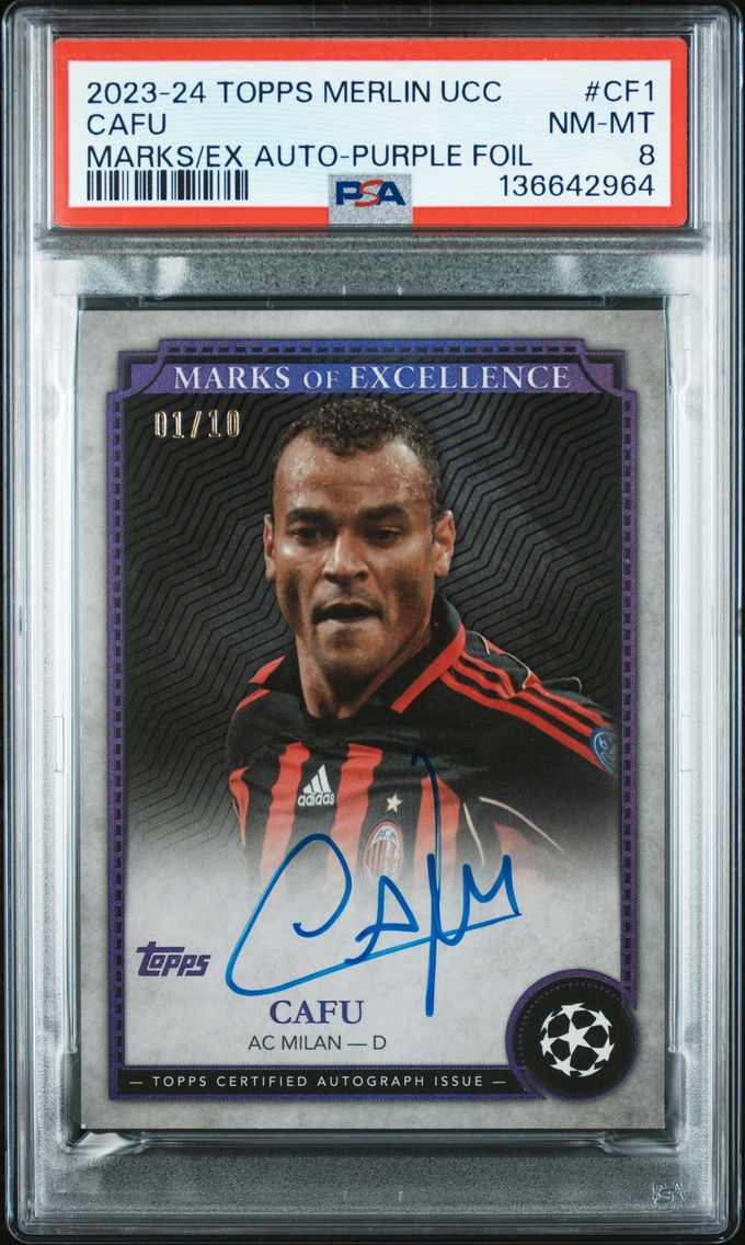 2023 #CF1 Cafu PSA 8 Topps Merli