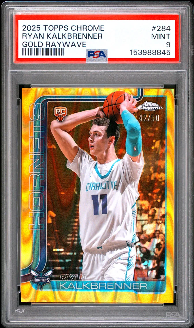 2025 #284 Ryan Kalkbrenner PSA 9 Topps Chrome