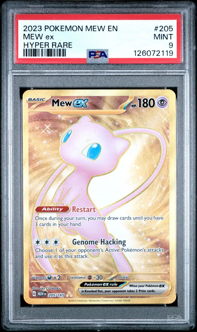 2023 #205 MEW ex PSA 9 Mew EN-151