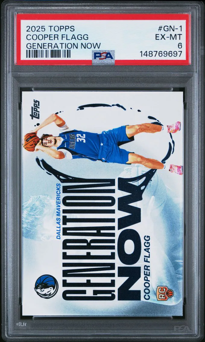 2025 #GN-1 Cooper Flagg PSA 6 Topps Generation Now