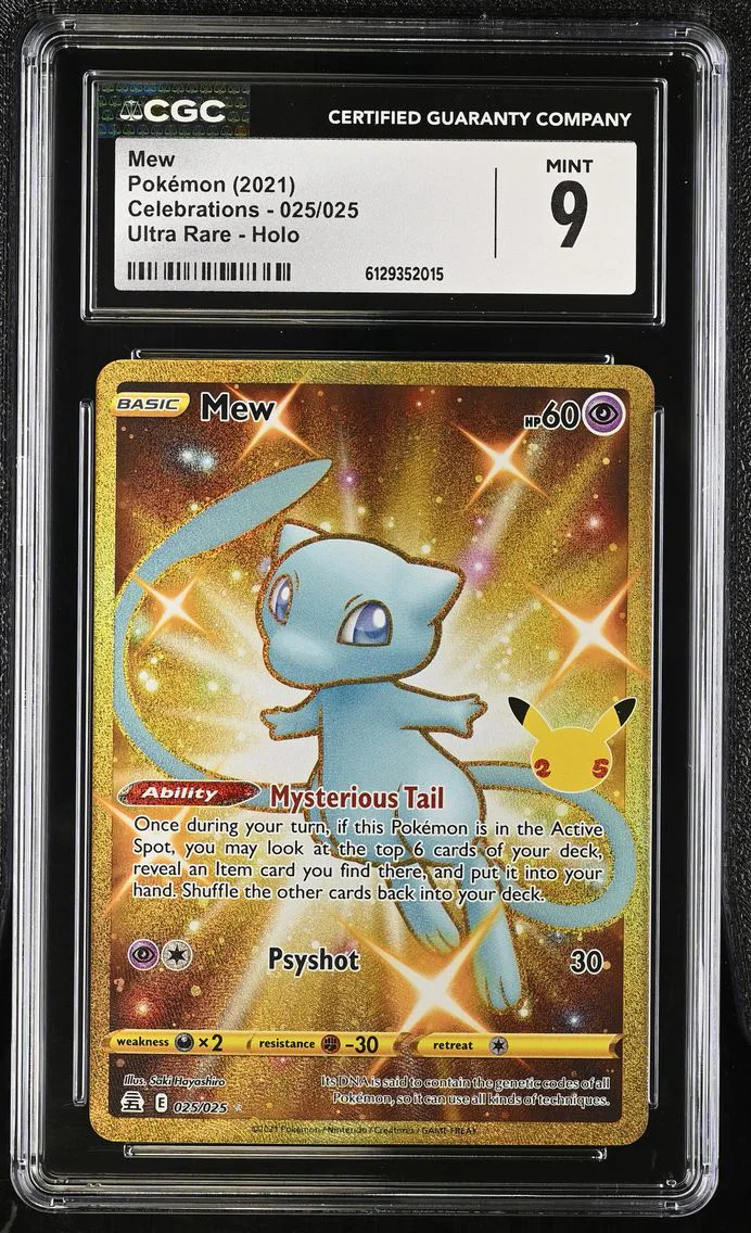 2021 #025 Mew CGC 9 Celebrations - English