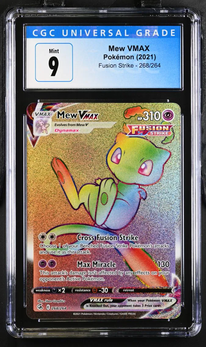 2021 #268 Mew VMAX CGC 9 Fusion