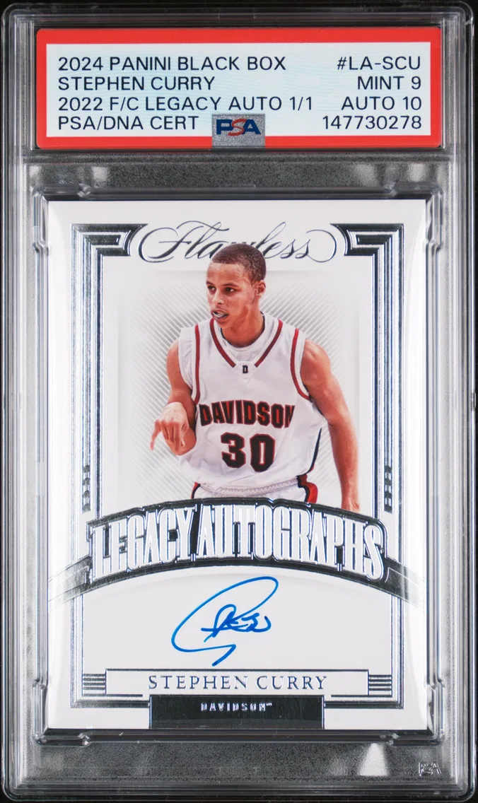 2024 #LA-SCU Stephen Curry PSA 9 Panini Black Box
