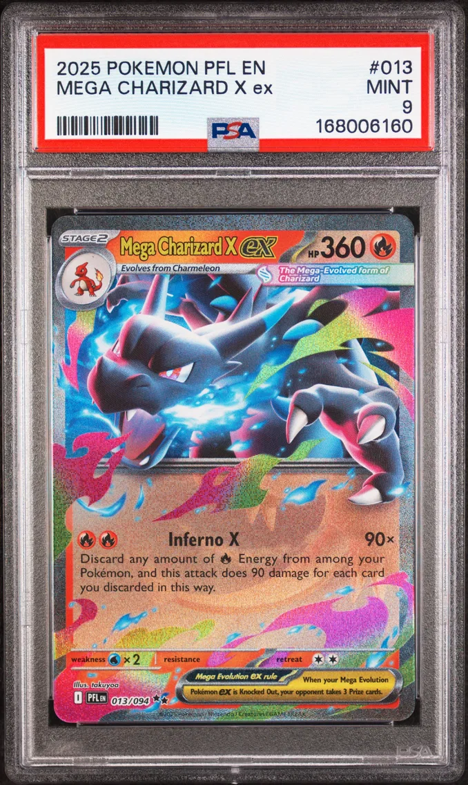 2025 #013 Mega Charizard X EX PS