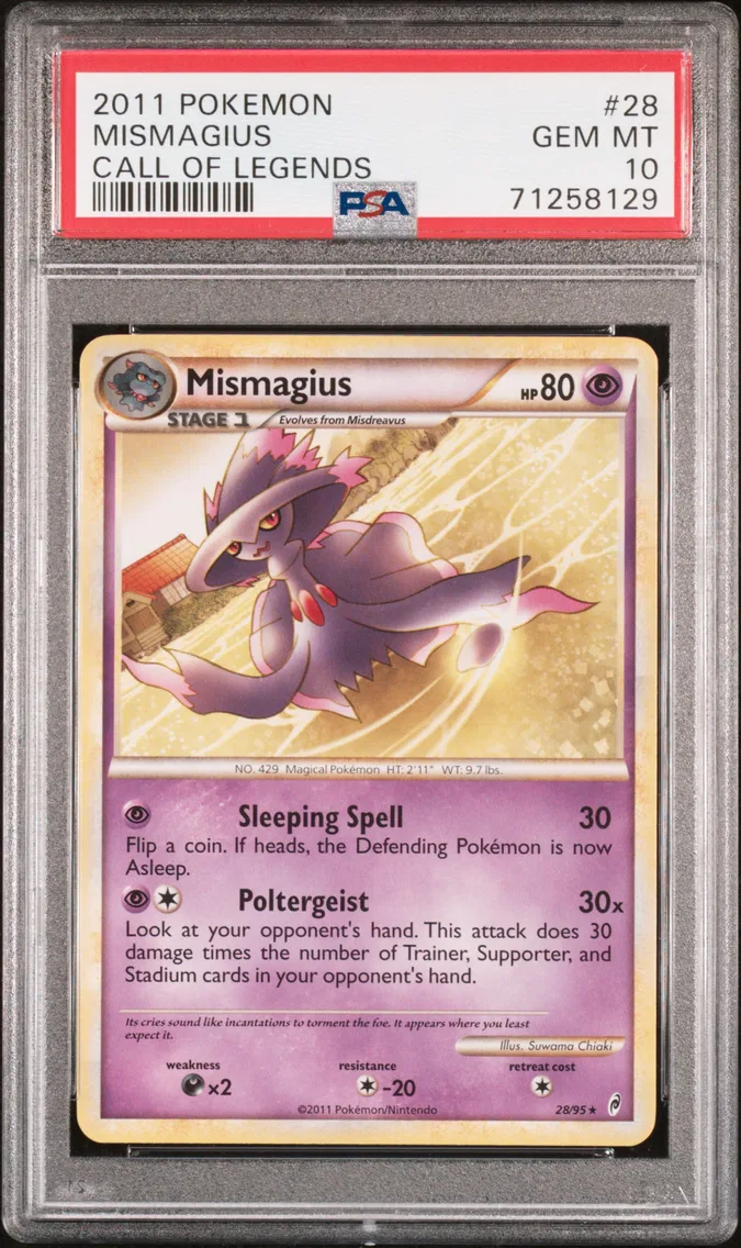 2011 #28 Mismagius PSA 10 Call o