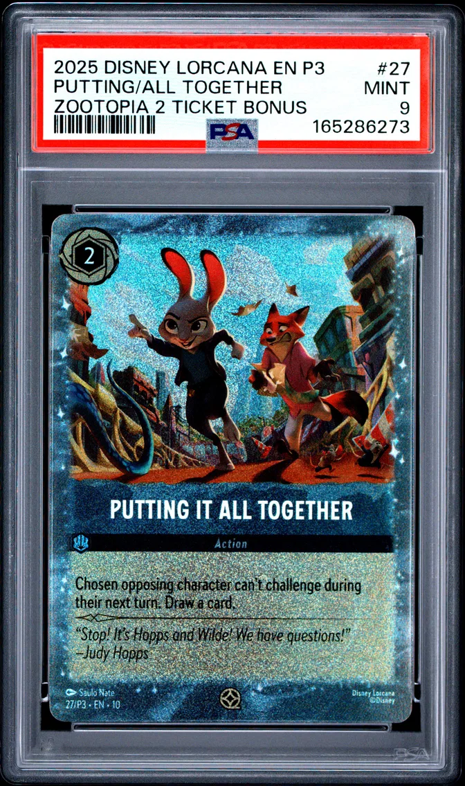 2025 #27 Putting It All Together PSA 9 Disney Lorcana EN P3-Promo