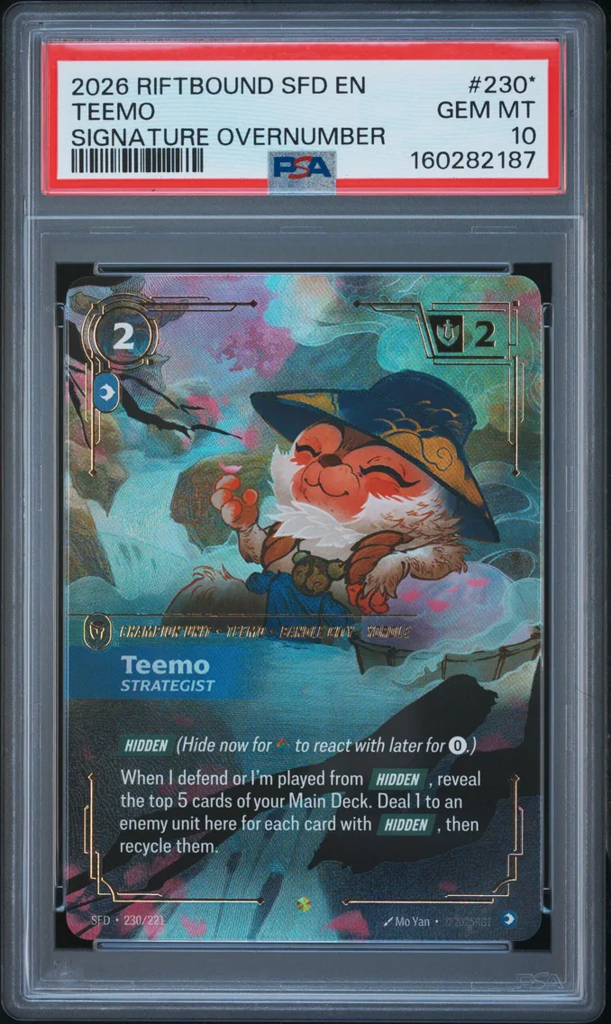 2026 #230* Teemo - Strategist PSA 10 Riftbound: League of Legends Sfd-Spiritforged