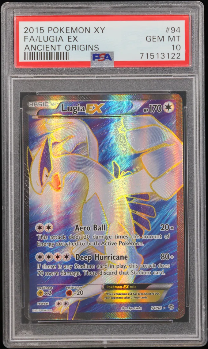 2015 #94 Full Art/Lugia EX PSA 1
