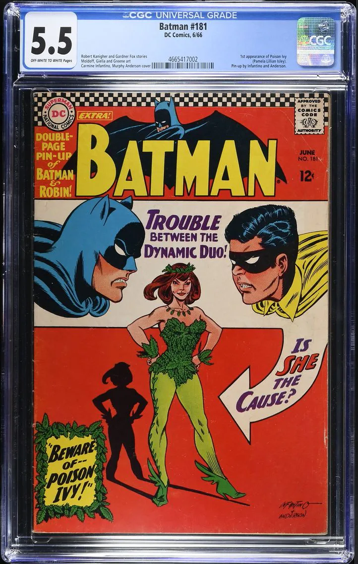1966 #NA 1966 Batman #181 CGC 5.5 DC Comics CGC 5.5
