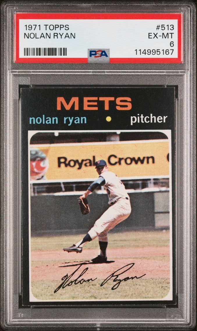 1971 #513 Nolan Ryan PSA 6 Topps