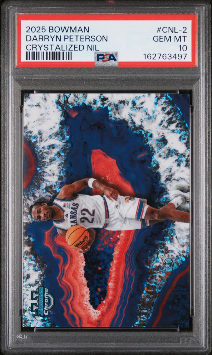 2025 #CNL-2 Darryn Peterson PSA 10 Bowman Chrome Crystalized Nil