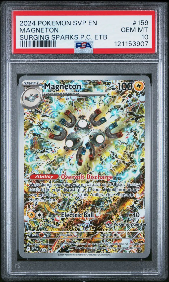 2024 #159 Magneton PSA 10 Svp EN-SV Black Star Promo Pokemon