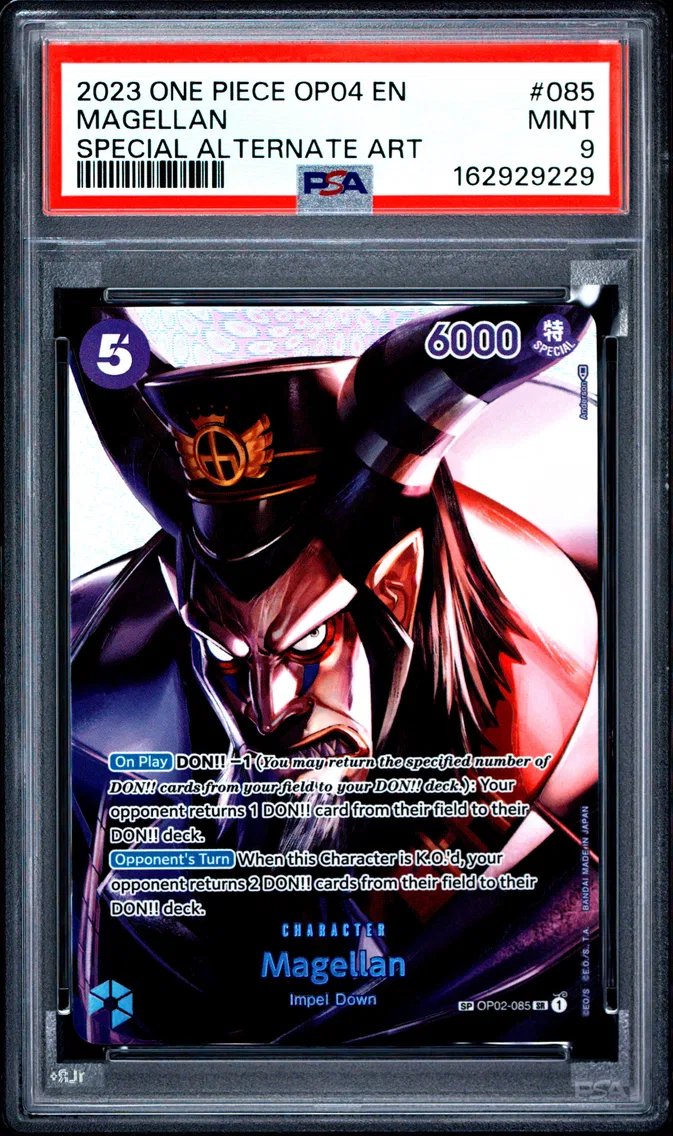 2023 #085 Magellan PSA 9 One Piece OP04-Kingdoms of Intrigue