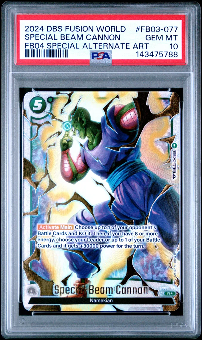 2024 #FB03-077 Special Beam Cannon PSA 10 Dragon Ball Super Card Game Fusion World Ultra Limit