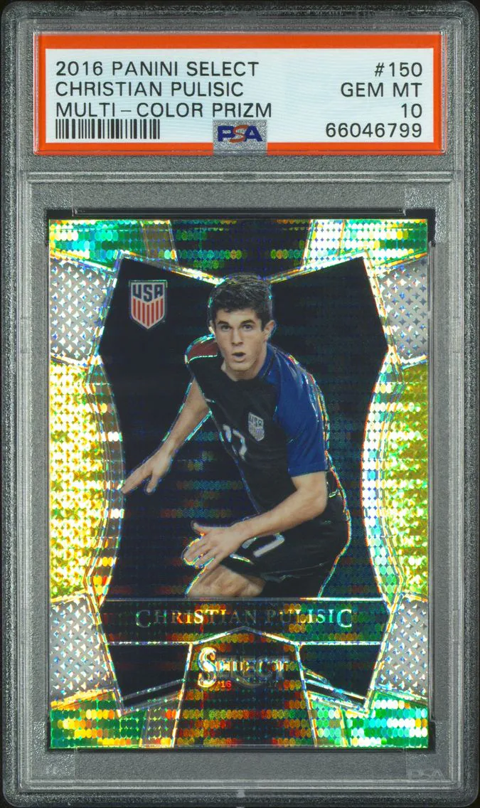2016 #150 Christian Pulisic PSA 10 Panini Select