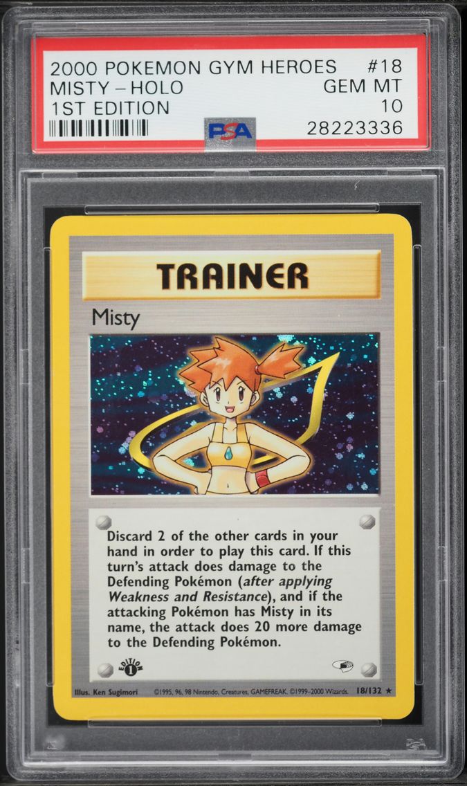 2000 #18 Misty-Holo 1st Edition