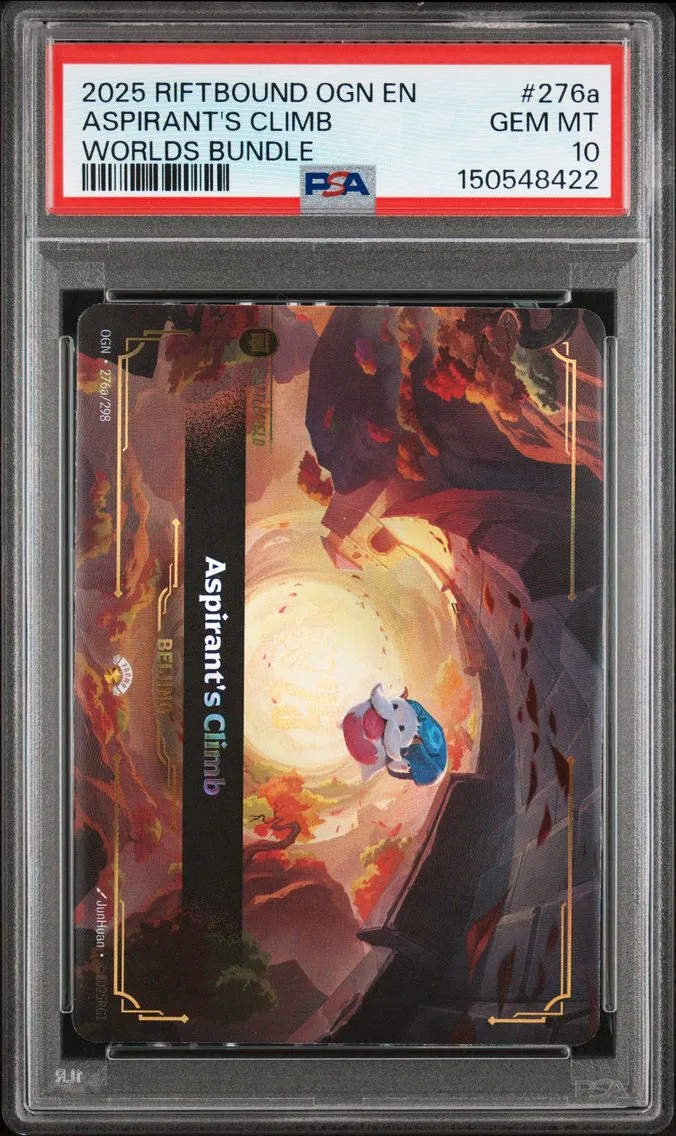 2025 #276a Aspirant's Climb PSA 10 Riftbound: League of Legends Ogn-Origins