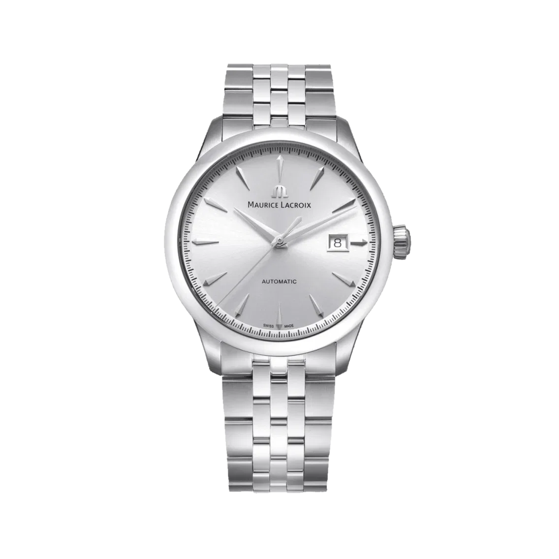 Maurice Lacroix 1975 Automatic 40mm - Silver on Bracelet