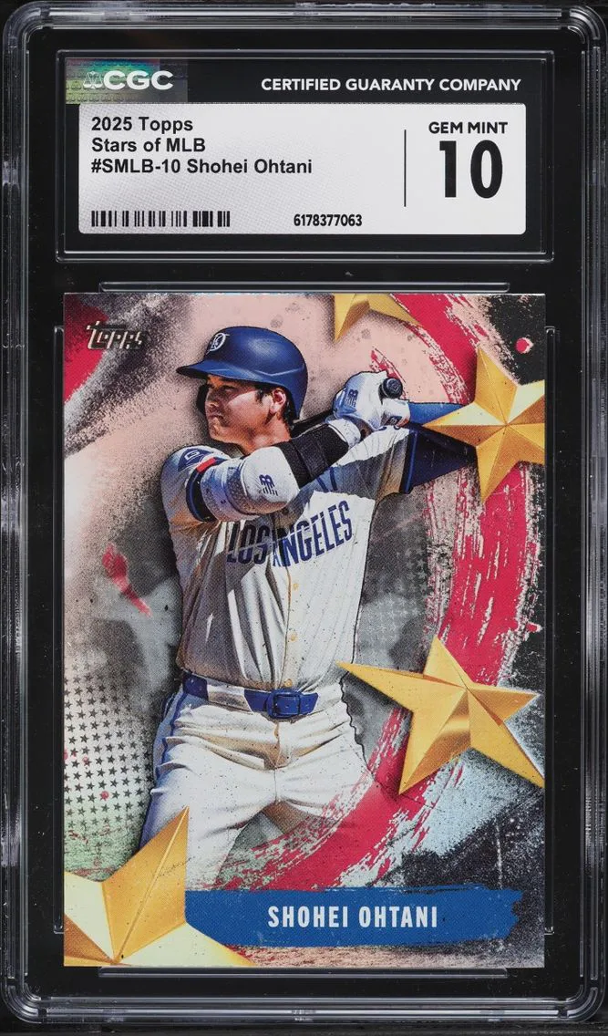 2025 Topps Stars Of MLB Shohei Ohtani #SMLB-10 CGC 10 GEM MINT