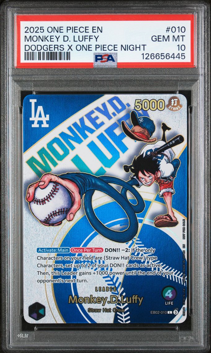 2025 #010 Monkey D. Luffy PSA 10