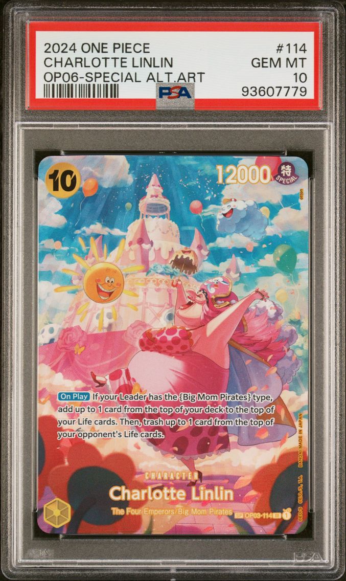 2024 #114 Charlotte Linlin PSA 10 One Piece OP06-Wings of the Captain