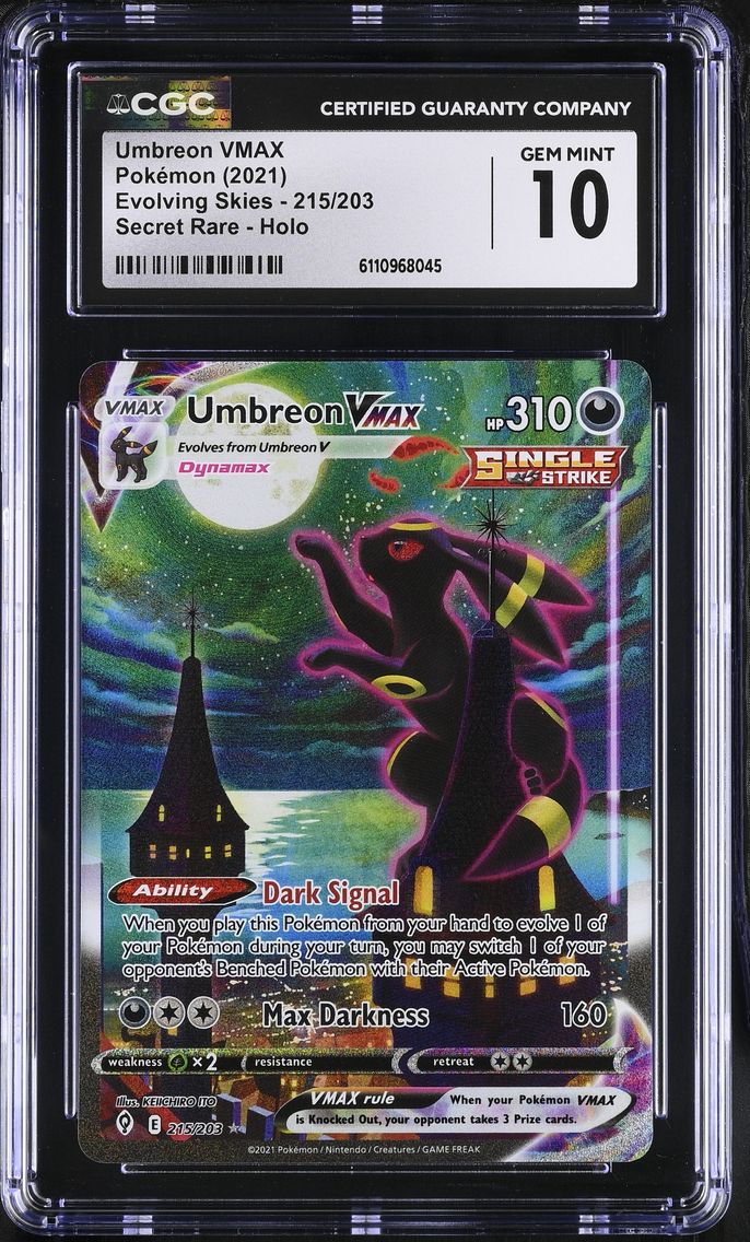 2021 #215 Umbreon VMAX CGC 10 Ev