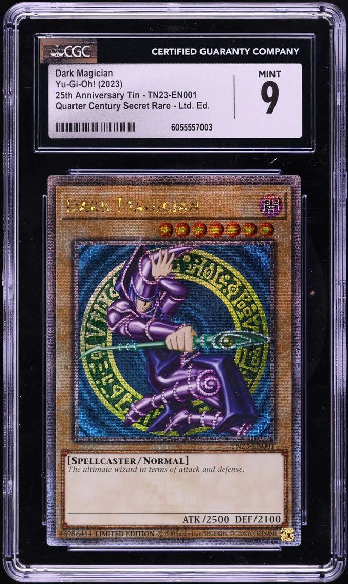 2023 #TN23-EN001 Dark Magician CGC 9 25th Anniversary Tin - English