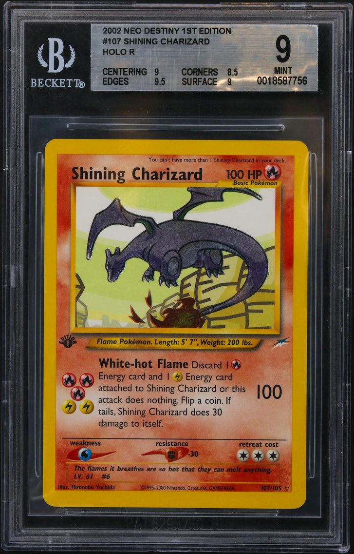 2002 #107 Shining Charizard HOLO