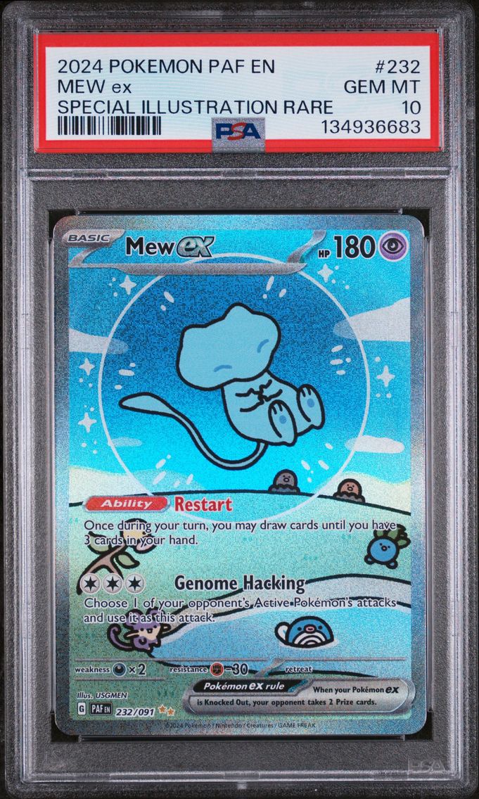 2024 #232 Mew EX PSA 10 Paf EN-P