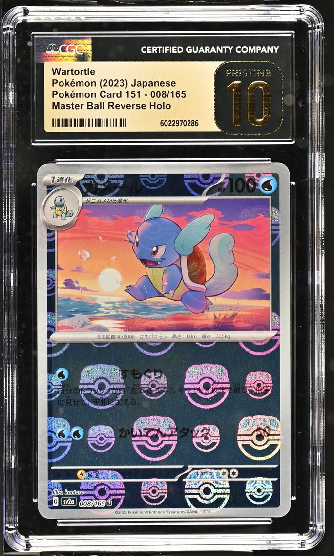 2023 #008 Wartortle Master Ball 